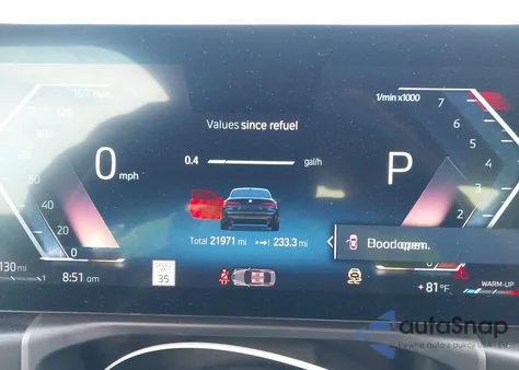 2024 BMW 430I из США, поврежденный, VIN WBA53AP00RCP21405